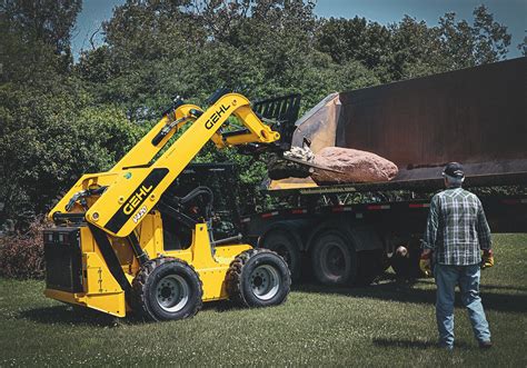 lifting a skid steer